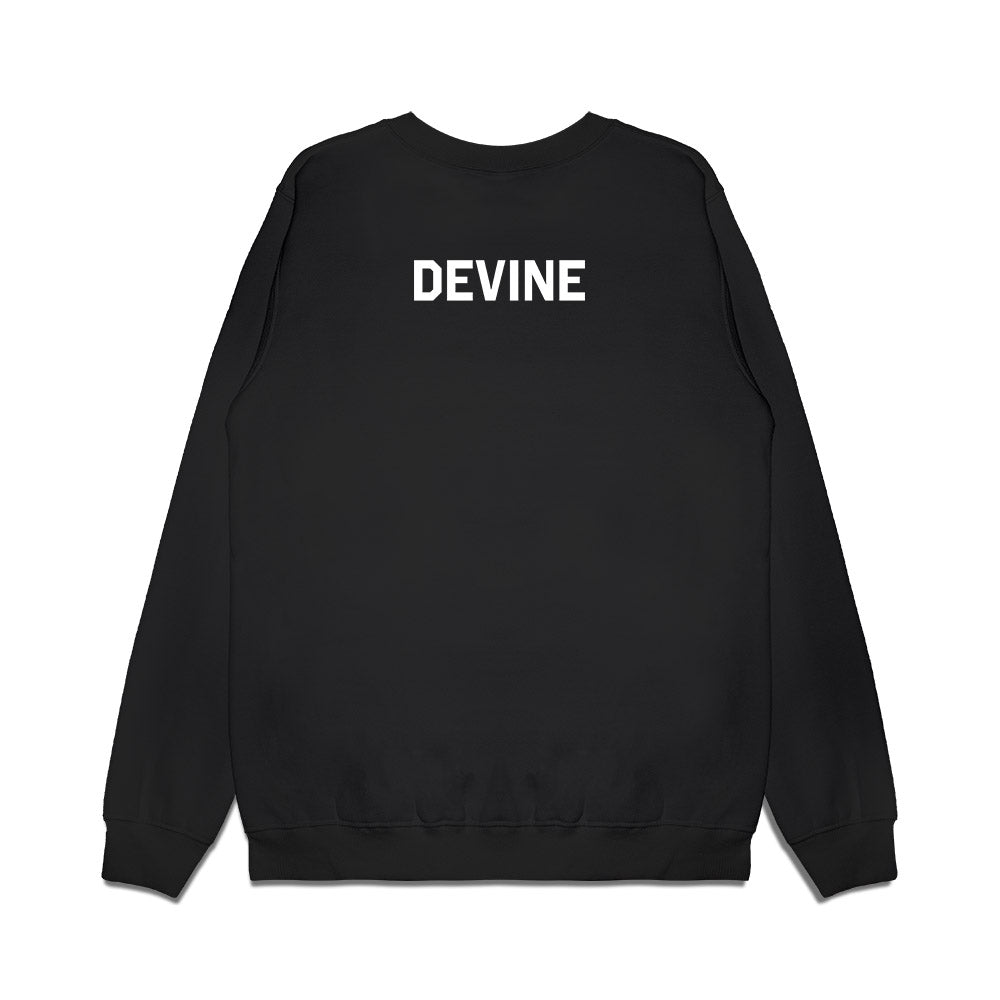Boston College - NCAA Women's Rowing : Angela Devine - Graphic Premium Crewneck Sweatshirt-1