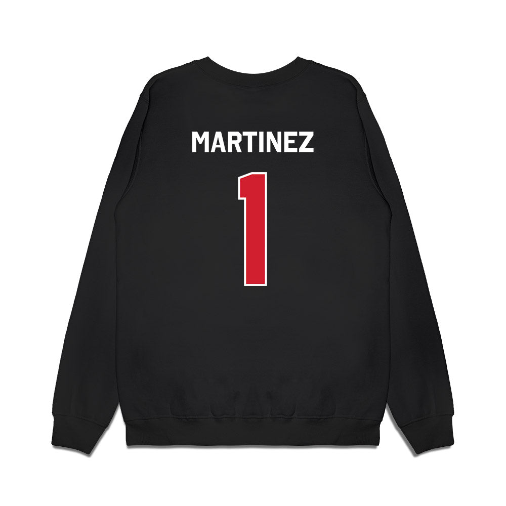 Boston College - NCAA Baseball : Sean Martinez - Graphic Premium Crewneck Sweatshirt-1