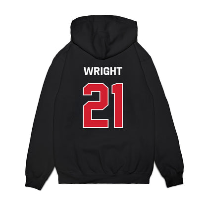 Boston College - NCAA Women's Soccer : Anndi Wright - Graphic Premium Hooded Sweatshirt-1
