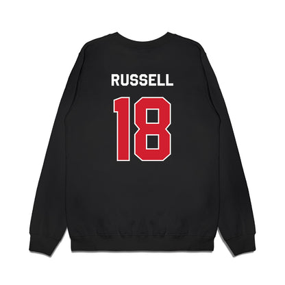 Boston College - NCAA Women's Lacrosse : Devon Russell - Graphic Premium Crewneck Sweatshirt-1