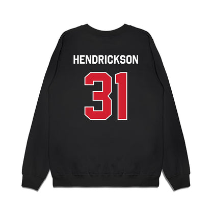 Boston College - NCAA Baseball : Carter Hendrickson - Graphic Premium Crewneck Sweatshirt-1