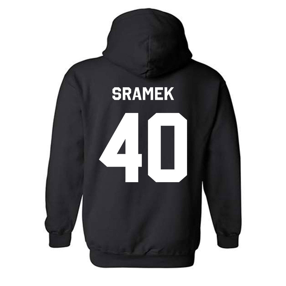 Oklahoma State - NCAA Baseball : Caden Sramek - Stripe the Stadium Hooded Sweatshirt-1