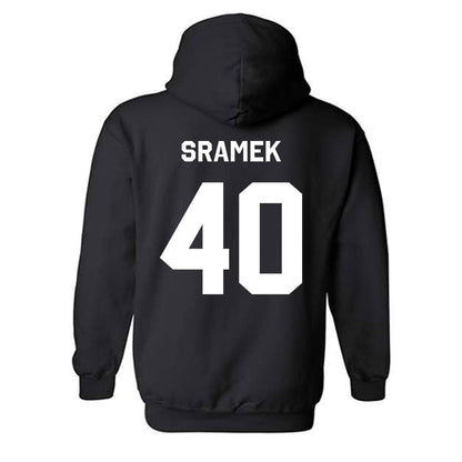 Oklahoma State - NCAA Baseball : Caden Sramek - Stripe the Stadium Hooded Sweatshirt-1