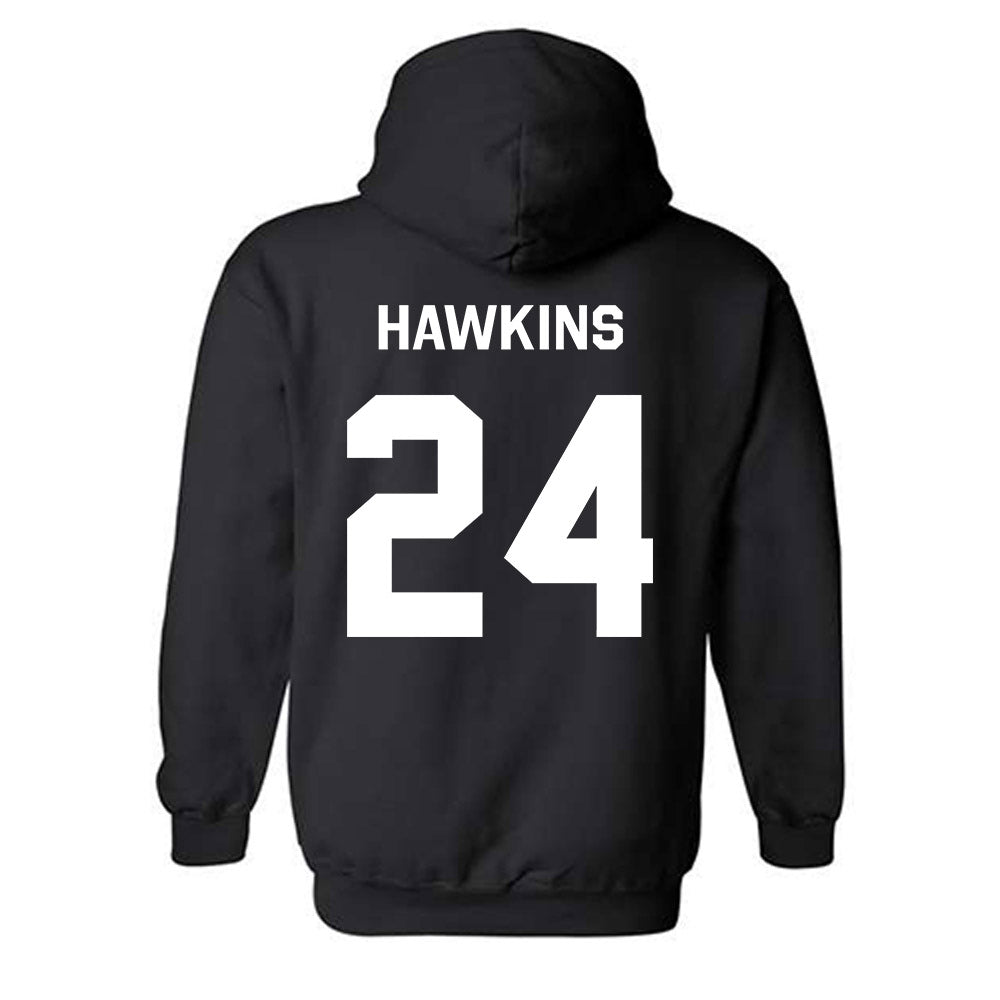 Oklahoma State - NCAA Football : Caleb Hawkins - Stripe the Stadium Hooded Sweatshirt-1