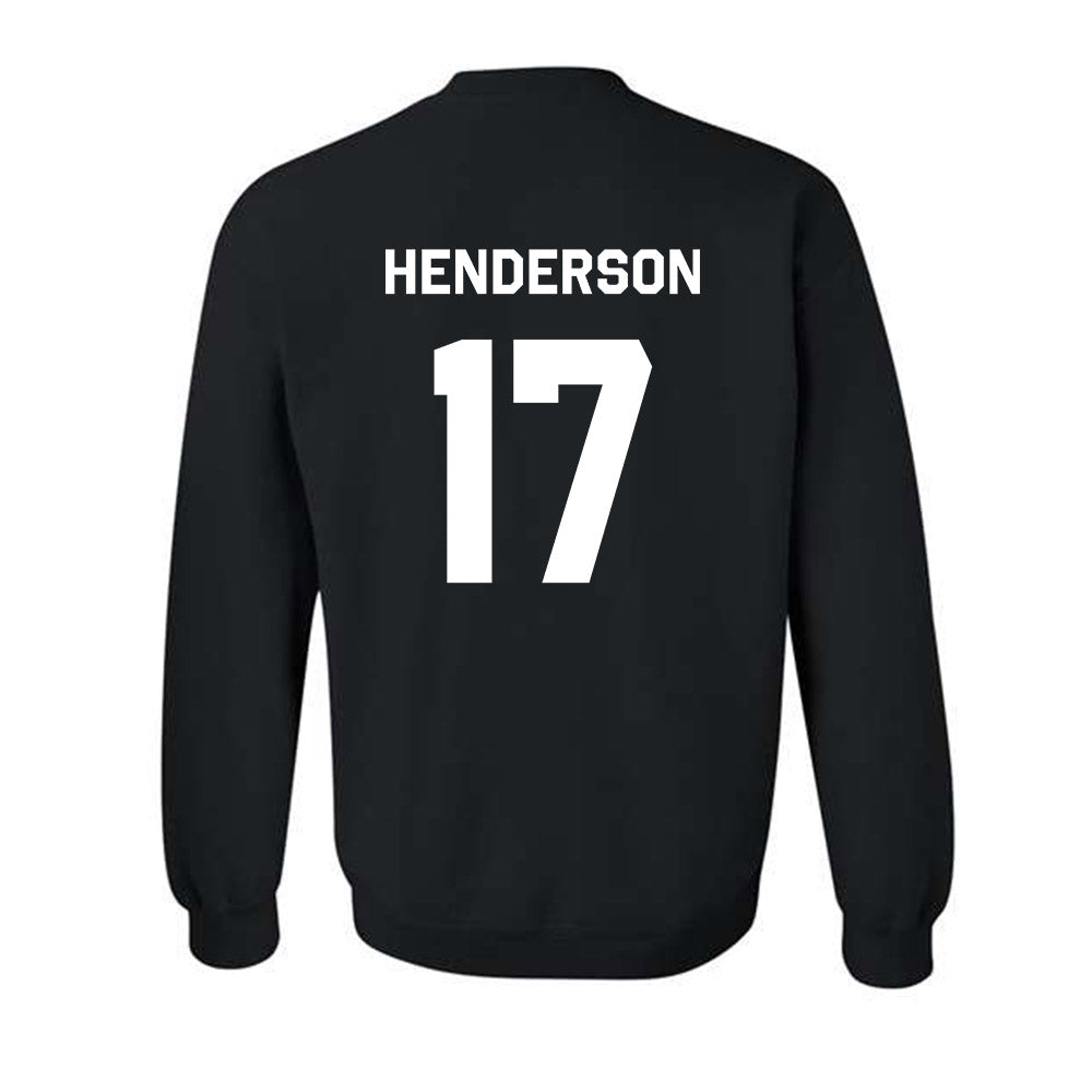 Oklahoma State - NCAA Softball : Montgomery Henderson - Stripe the Stadium Crewneck Sweatshirt-1