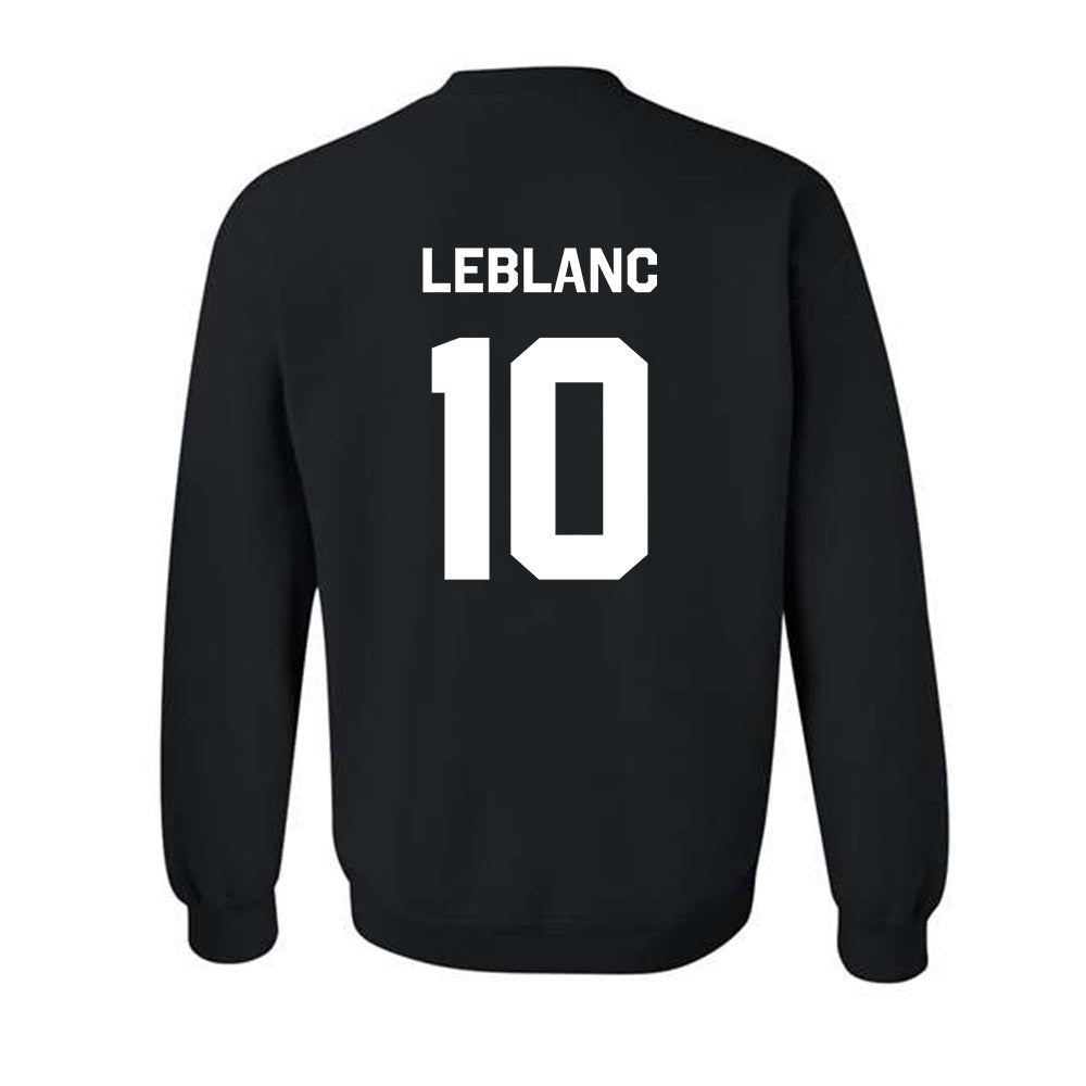 Oklahoma State - NCAA Baseball : Bryce LeBlanc - Stripe the Stadium Crewneck Sweatshirt-1