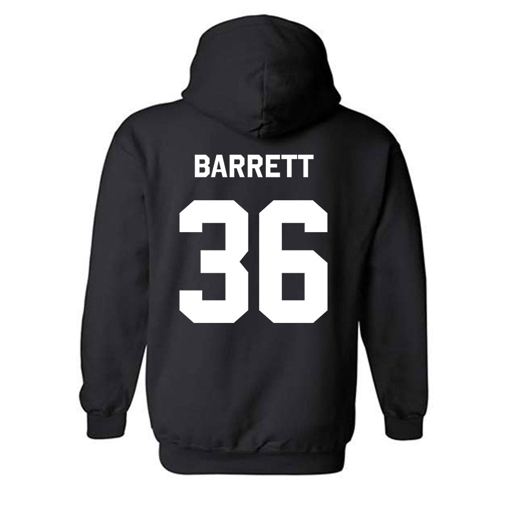 Oklahoma State - NCAA Baseball : Hudson Barrett - Stripe the Stadium Hooded Sweatshirt-1