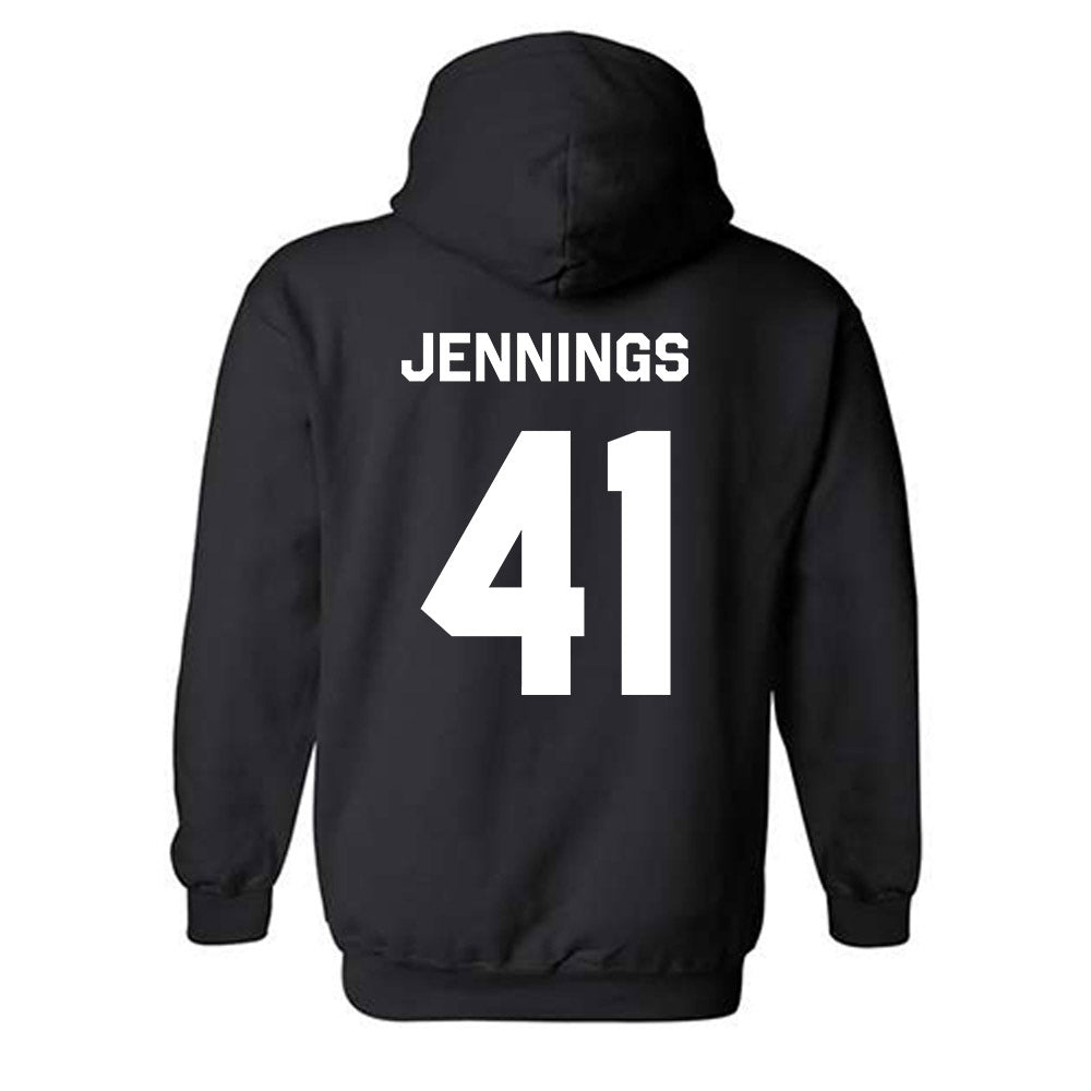Oklahoma State - NCAA Baseball : Parker Jennings - Stripe the Stadium Hooded Sweatshirt-1