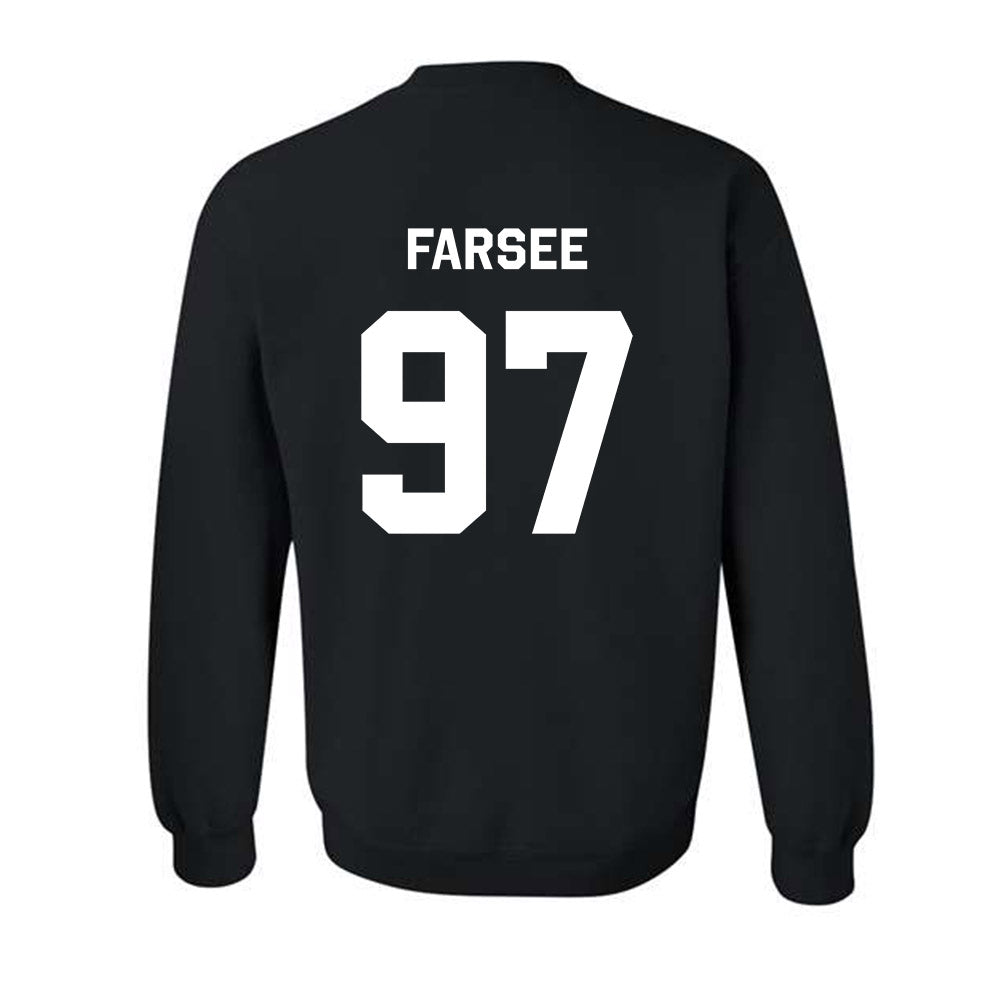 Oklahoma State - NCAA Football : Nygel Farsee - Stripe the Stadium Crewneck Sweatshirt-1