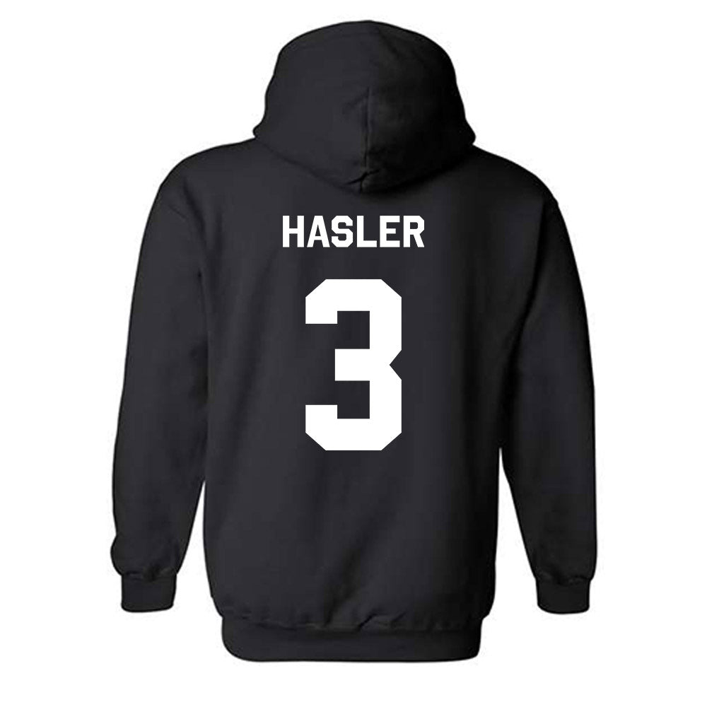 Oklahoma State - NCAA Softball : Amanda Hasler - Stripe the Stadium Hooded Sweatshirt-1