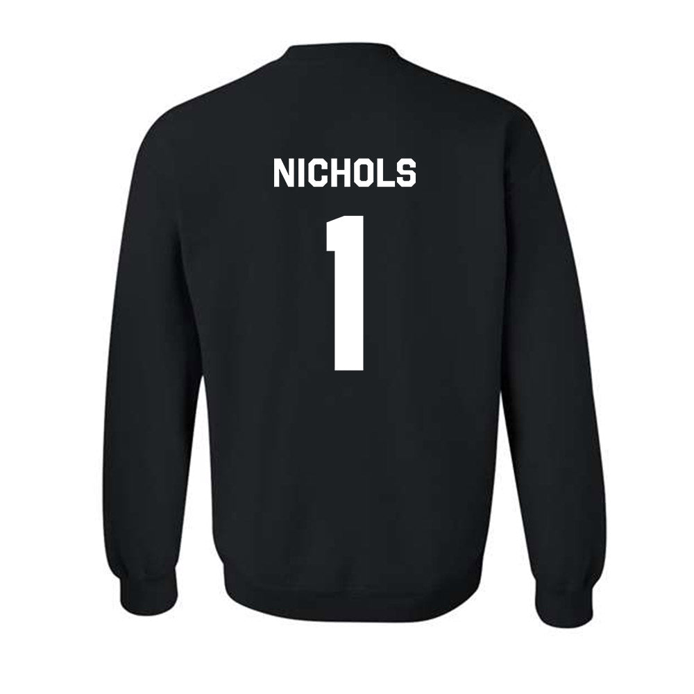 Oklahoma State - NCAA Women's Soccer : Clare Nichols - Stripe the Stadium Crewneck Sweatshirt-1