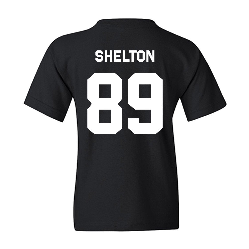 Oklahoma State - NCAA Football : Quincy Shelton - Stripe the Stadium Youth T-Shirt-1