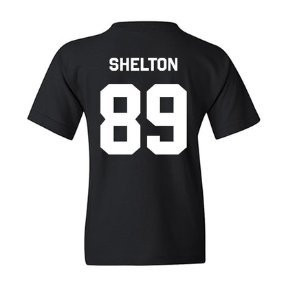 Oklahoma State - NCAA Football : Quincy Shelton - Stripe the Stadium Youth T-Shirt-1