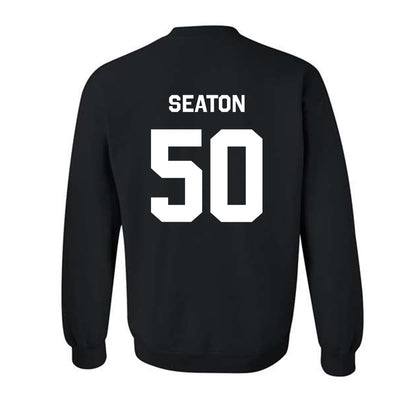 Oklahoma State - NCAA Football : Kole Seaton - Stripe the Stadium Crewneck Sweatshirt-1