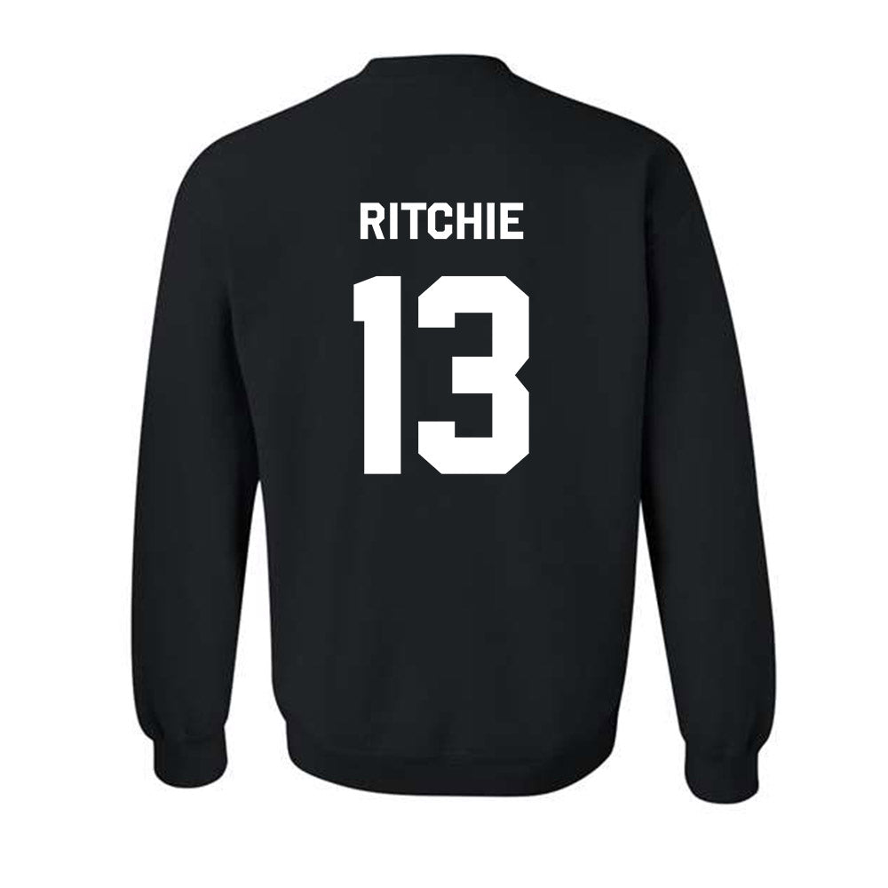Oklahoma State - NCAA Baseball : Kollin Ritchie - Stripe the Stadium Crewneck Sweatshirt-1