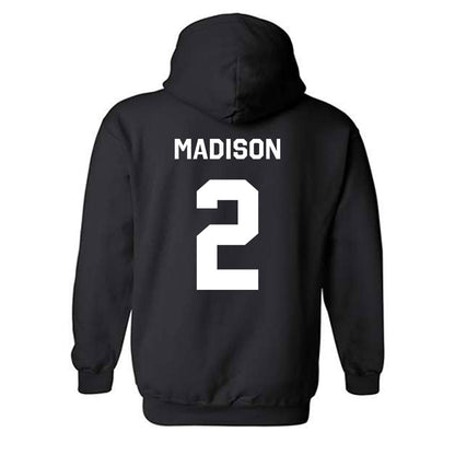 Oklahoma State - NCAA Women's Soccer : Victoria Madison - Stripe the Stadium Hooded Sweatshirt-1