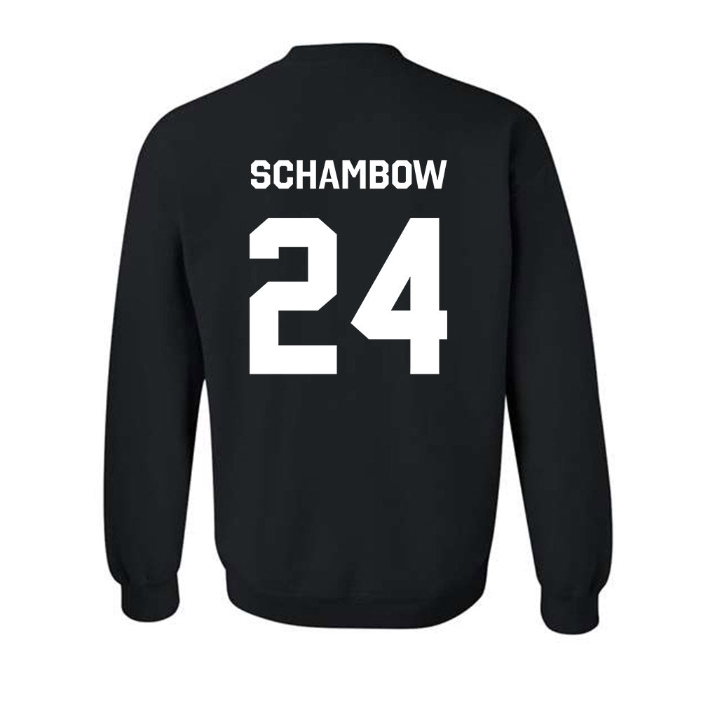 Oklahoma State - NCAA Baseball : Quinn Schambow - Stripe the Stadium Crewneck Sweatshirt-1