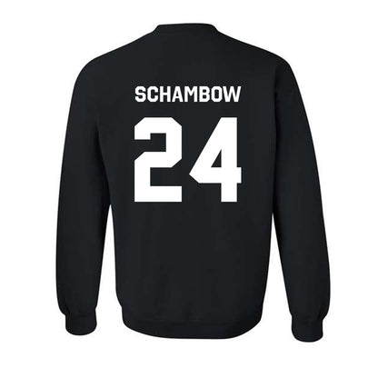 Oklahoma State - NCAA Baseball : Quinn Schambow - Stripe the Stadium Crewneck Sweatshirt-1