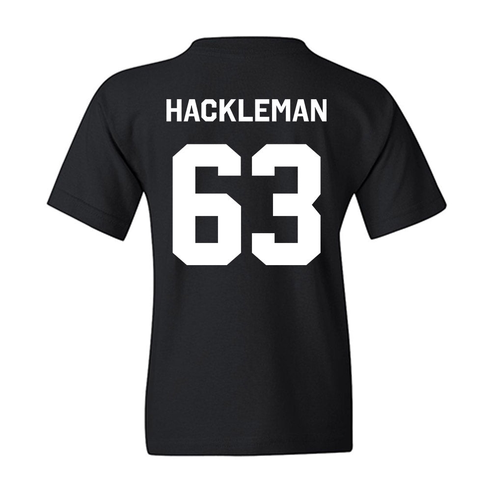 Oklahoma State - NCAA Football : Caleb Hackleman - Stripe the Stadium Youth T-Shirt-1