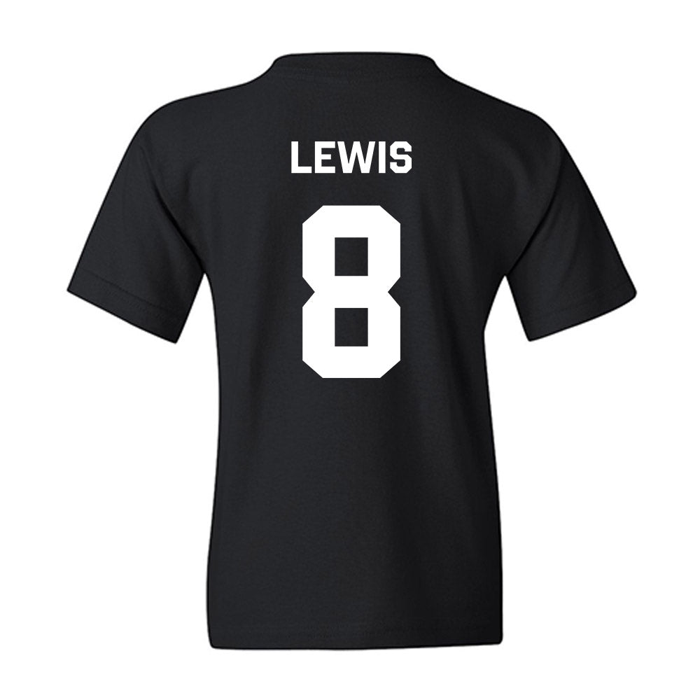 Oklahoma State - NCAA Football : Kollin Lewis - Stripe the Stadium Youth T-Shirt-1