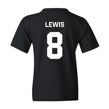 Oklahoma State - NCAA Football : Kollin Lewis - Stripe the Stadium Youth T-Shirt-1