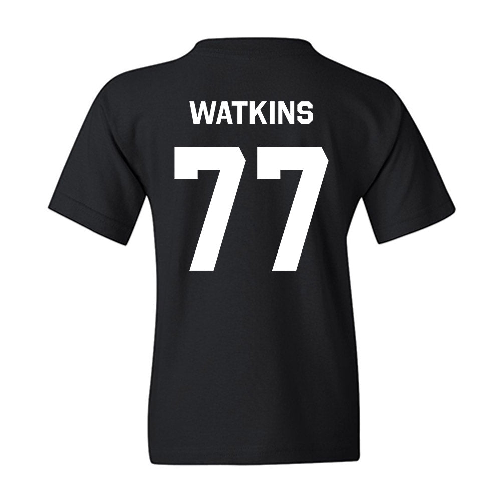 Oklahoma State - NCAA Baseball : Hunter Watkins - Stripe the Stadium Youth T-Shirt-1