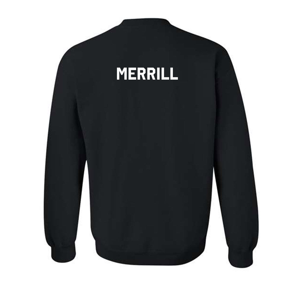 Oklahoma State - NCAA Wrestling : Cody Merrill - Stripe the Stadium Crewneck Sweatshirt-1