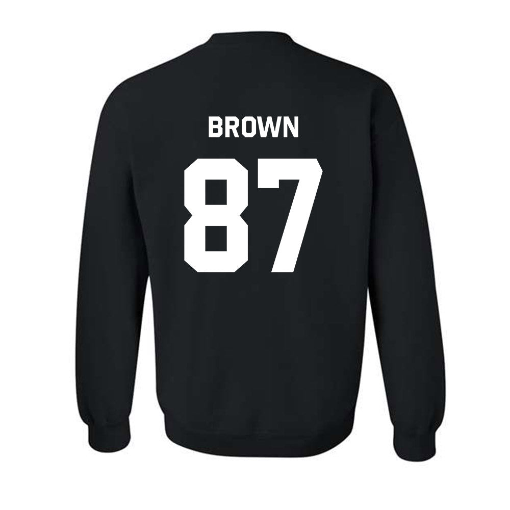 Oklahoma State - NCAA Football : Desean Brown - Stripe the Stadium Crewneck Sweatshirt-1