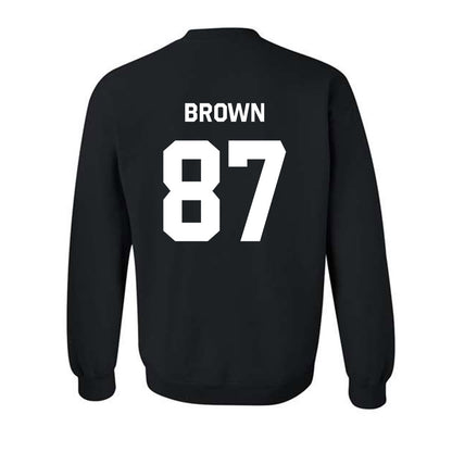 Oklahoma State - NCAA Football : Desean Brown - Stripe the Stadium Crewneck Sweatshirt-1