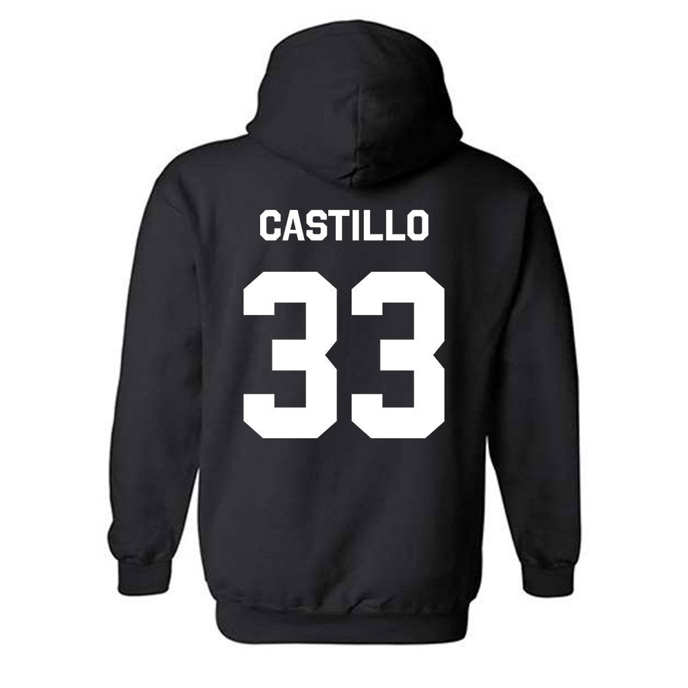 Oklahoma State - NCAA Softball : Gabby Castillo - Stripe the Stadium Hooded Sweatshirt-1