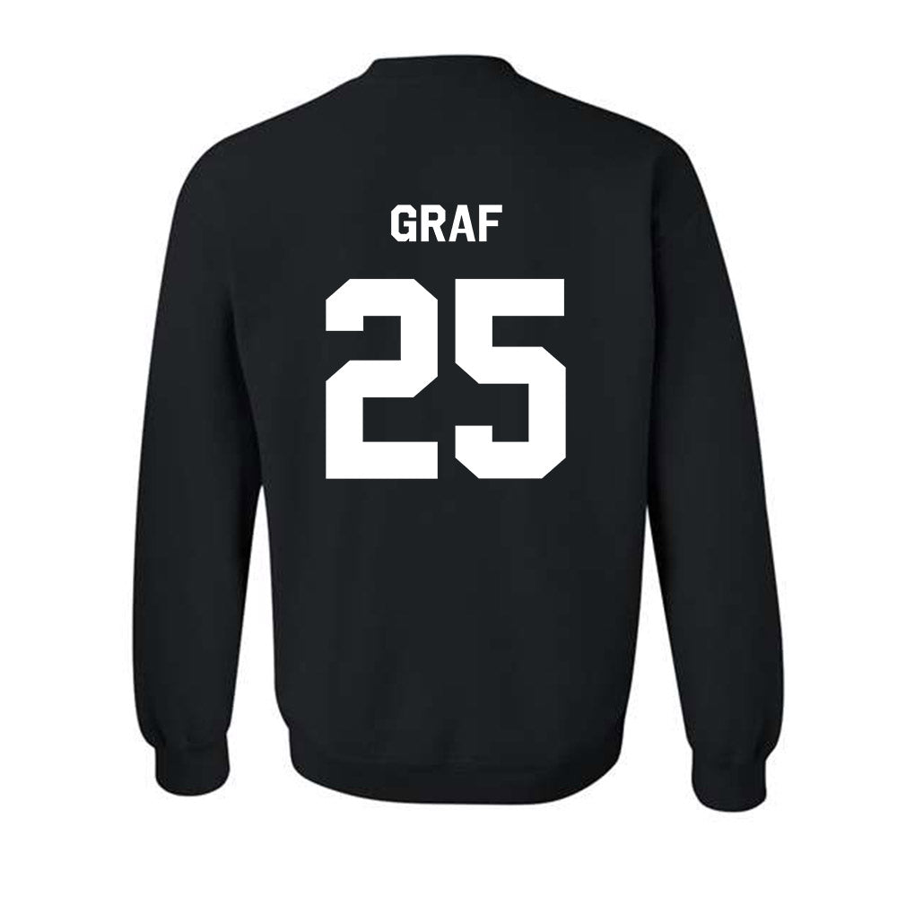Oklahoma State - NCAA Softball : Macy Graf - Stripe the Stadium Crewneck Sweatshirt-1