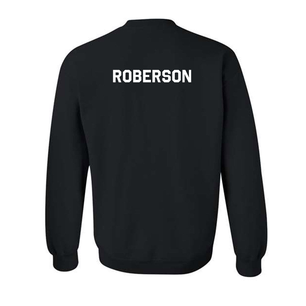 Oklahoma State - NCAA Equestrian : June Roberson - Stripe the Stadium Crewneck Sweatshirt-1