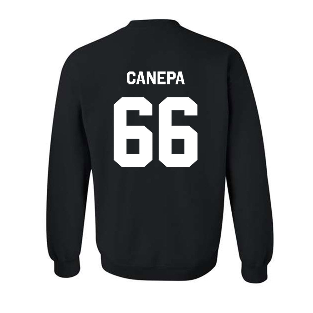 Oklahoma State - NCAA Football : Louie Canepa - Stripe the Stadium Crewneck Sweatshirt-1