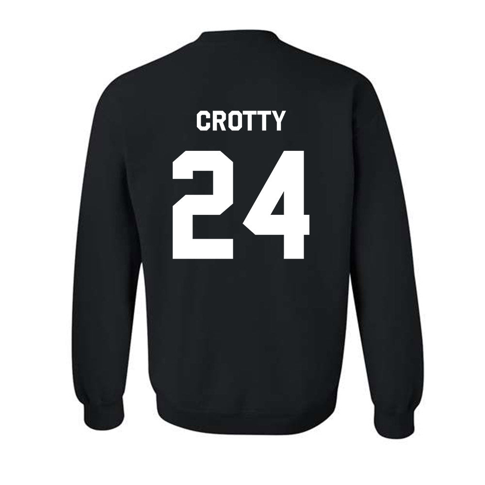 Oklahoma State - NCAA Men's Basketball : Ryan Crotty - Stripe the Stadium Crewneck Sweatshirt-1