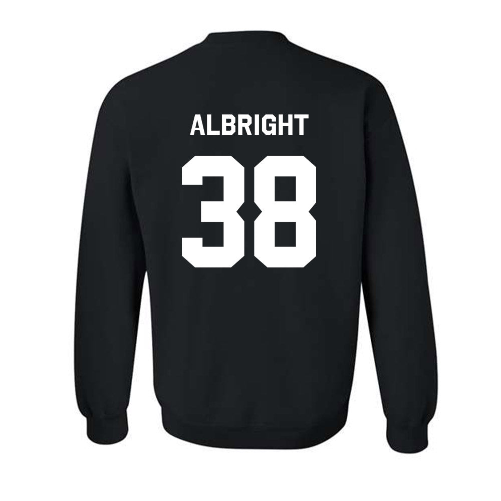 Oklahoma State - NCAA Baseball : Gaige Albright - Stripe the Stadium Crewneck Sweatshirt-1