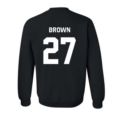 Oklahoma State - NCAA Baseball : Matthew Brown - Stripe the Stadium Crewneck Sweatshirt-1