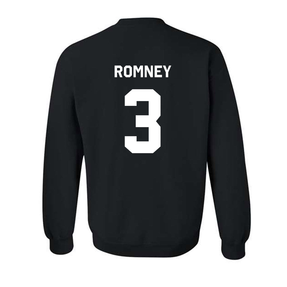 Oklahoma State - NCAA Football : Tate Romney - Stripe the Stadium Crewneck Sweatshirt-1