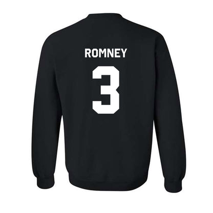 Oklahoma State - NCAA Football : Tate Romney - Stripe the Stadium Crewneck Sweatshirt-1