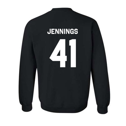 Oklahoma State - NCAA Baseball : Parker Jennings - Stripe the Stadium Crewneck Sweatshirt-1