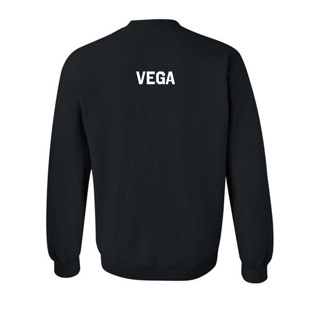 Oklahoma State - NCAA Wrestling : Sergio Vega - Stripe the Stadium Crewneck Sweatshirt-1