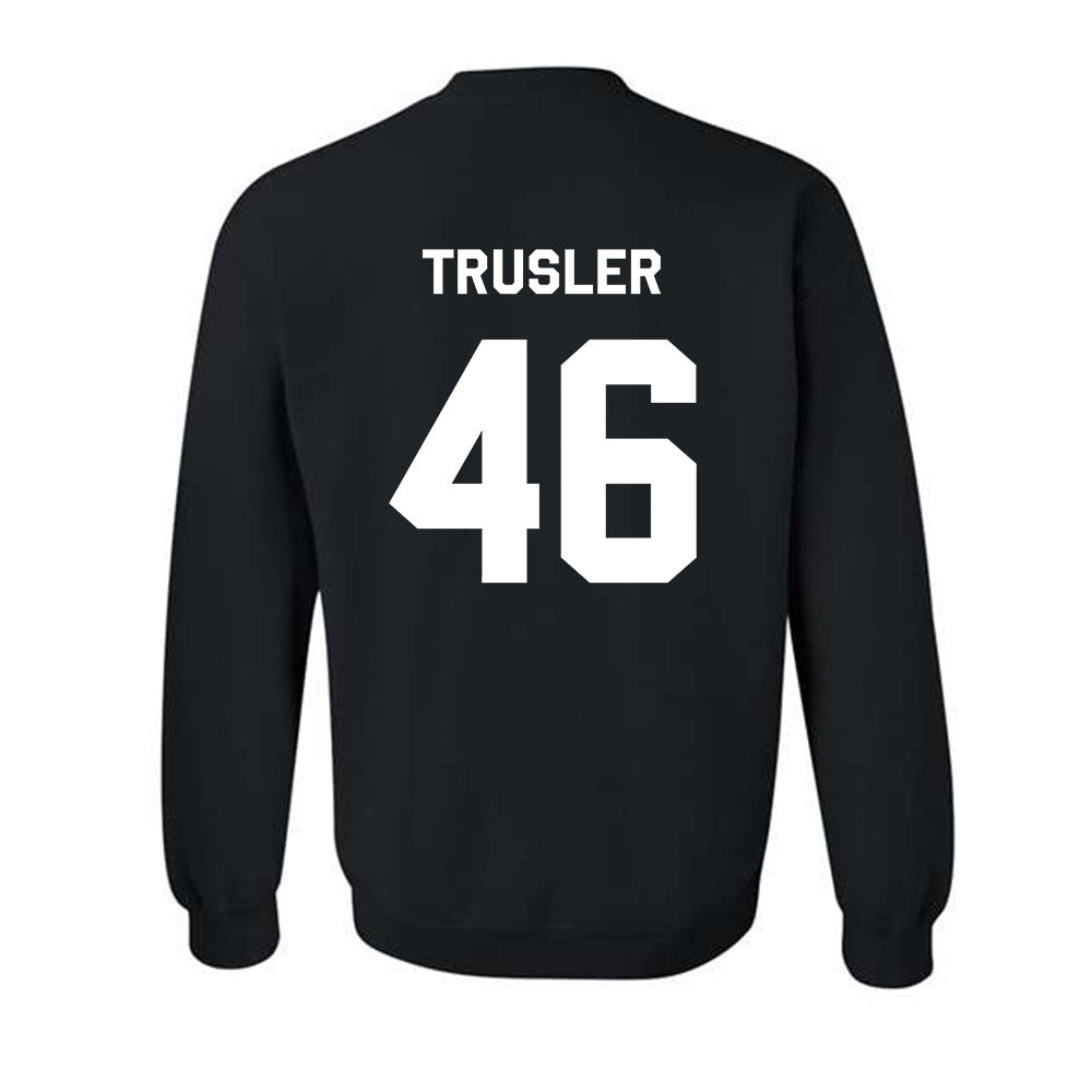 Oklahoma State - NCAA Football : Hunter Trusler - Stripe the Stadium Crewneck Sweatshirt-1