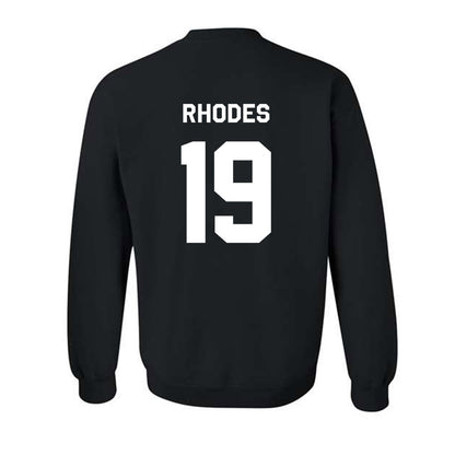 Oklahoma State - NCAA Baseball : Stormy Rhodes - Stripe the Stadium Crewneck Sweatshirt-1