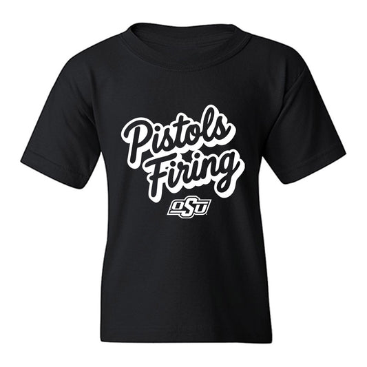Oklahoma State - NCAA Football : Gabe Pendyala - Stripe the Stadium Youth T-Shirt-0