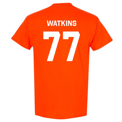 Oklahoma State - NCAA Baseball : Hunter Watkins - Stripe the Stadium T-Shirt-1