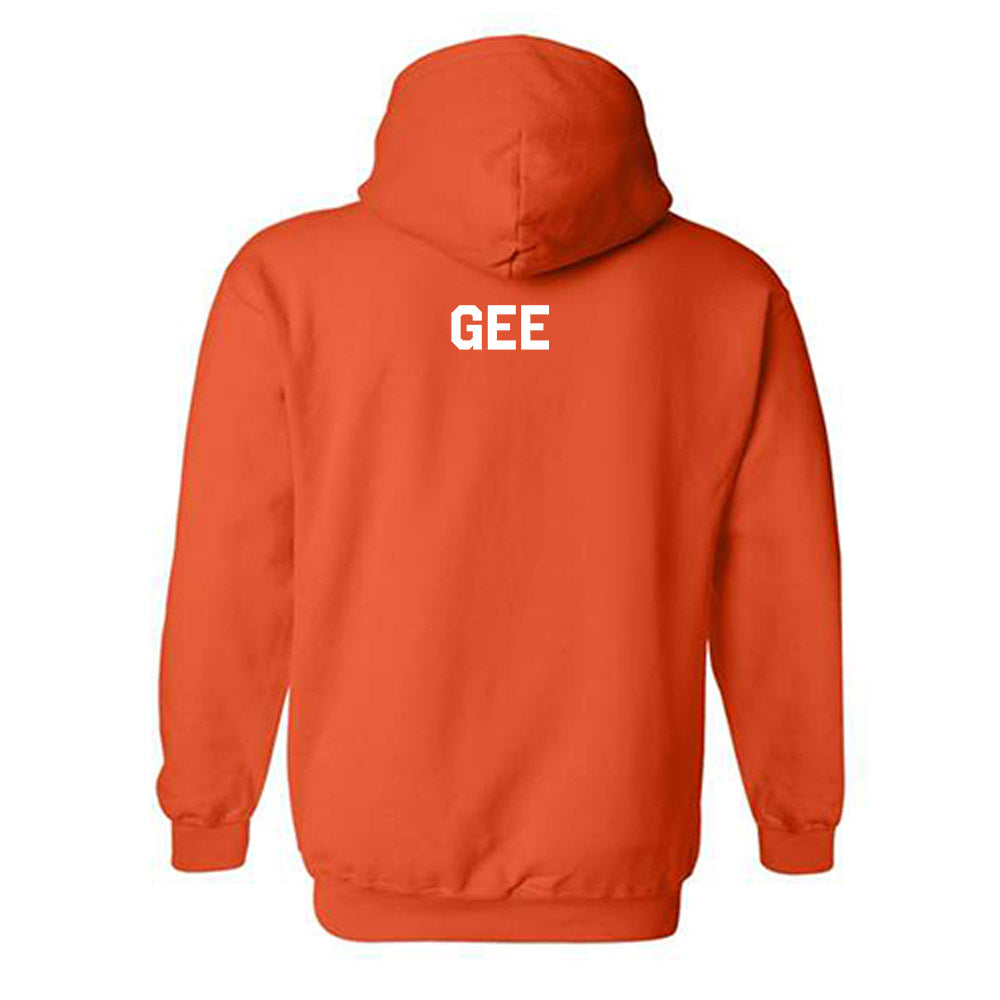 Oklahoma State - NCAA Equestrian : Lauren Gee - Stripe the Stadium Hooded Sweatshirt-1