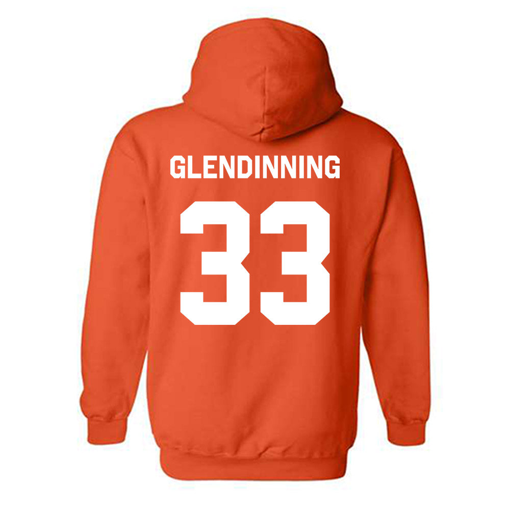 Oklahoma State - NCAA Baseball : Lucas Glendinning - Stripe the Stadium Hooded Sweatshirt-1