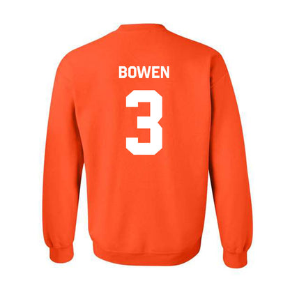 Oklahoma State - NCAA Baseball : Terrance Bowen - Stripe the Stadium Crewneck Sweatshirt-1