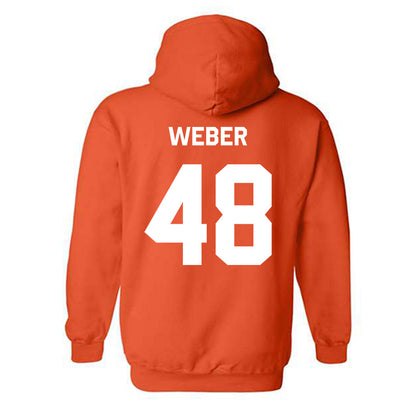 Oklahoma State - NCAA Baseball : Aaron Weber - Stripe the Stadium Hooded Sweatshirt-1