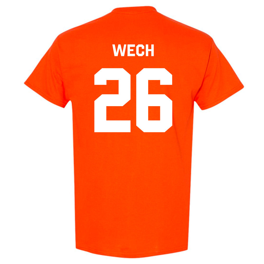 Oklahoma State - NCAA Baseball : Noah Wech - Stripe the Stadium T-Shirt-1