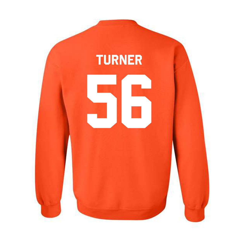 Oklahoma State - NCAA Baseball : Cael Turner - Stripe the Stadium Crewneck Sweatshirt-1